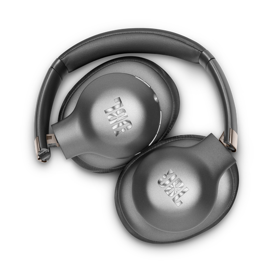 JBL EVEREST&trade; ELITE 750NC - Gun Metal - Wireless Over-Ear Adaptive Noise Cancelling headphones - Detailshot 1
